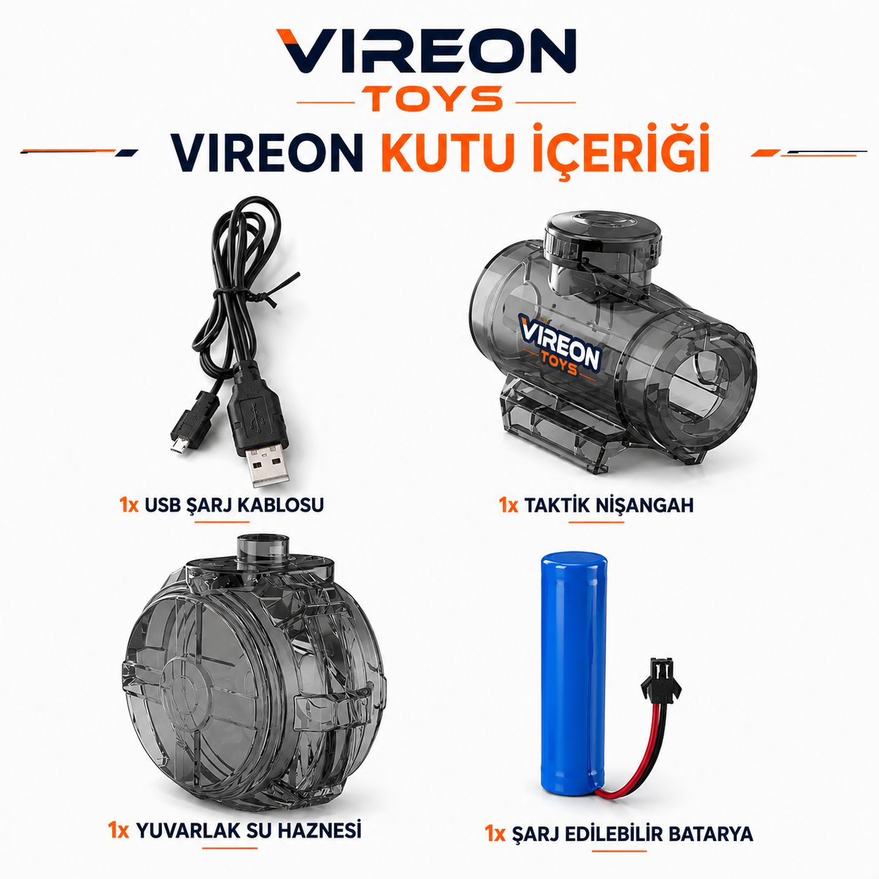 Işıklı Elektrikli Su Tabancası